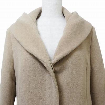 クードシャンス CdeC COUP DE CHANCE ビッグカラーコート アンゴラ