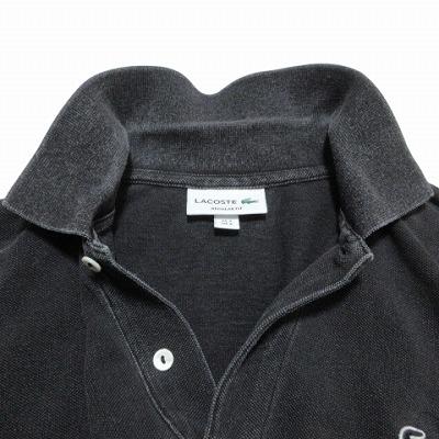 LACOSTE ラコステ インディゴ染 ピケポロシャツ レギュラー