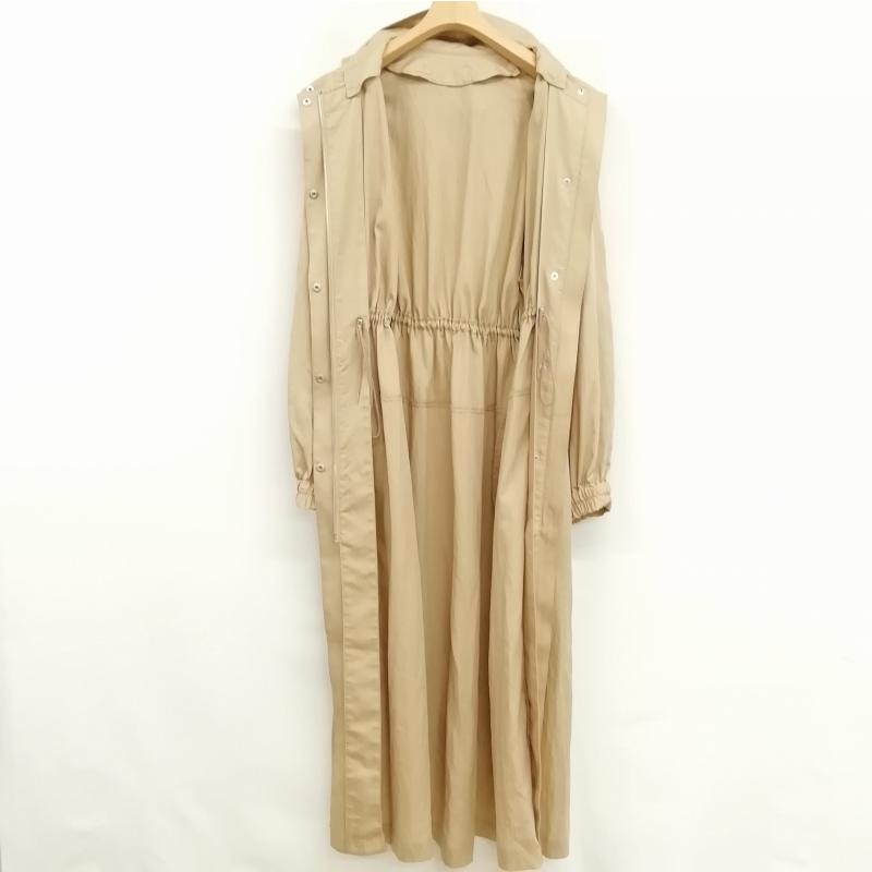 ルーニィ LOUNIE 40周年 2way フーデットコート ノーカラーコート 美品