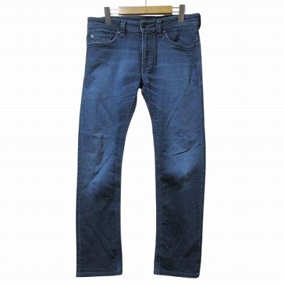 DIESEL THAVAR SP-NE ダメージ加工コーティングデニムパンツ DIESEL（ディーゼル） DIESEL THAVAR-NE JOGG JEANS デニム パンツ