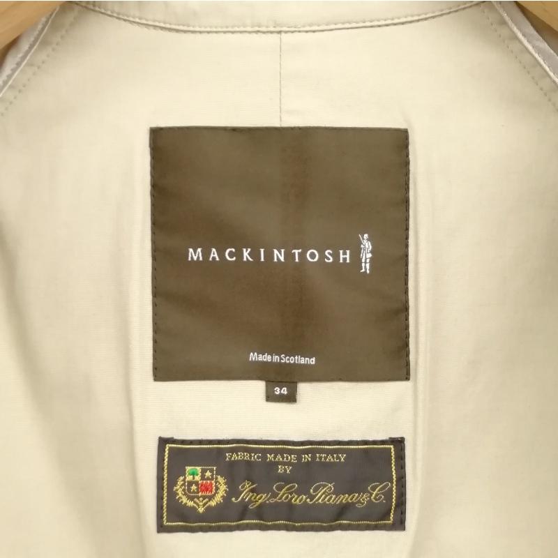 【高級生地ロロピアーナ✨️英国製】 マッキントッシュ トレンチコート XS 32 マッキントッシュ MACKINTOSH ロロピアーナ生地 トレンチコート
