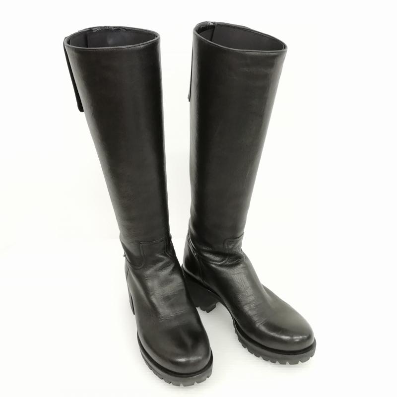 【美品】Prada プラダスポーツPradasports 革靴レザーロングブーツ PRADA SPORTS プラダスポーツ レザー ロングブーツ 35 ブラック - メルカリ