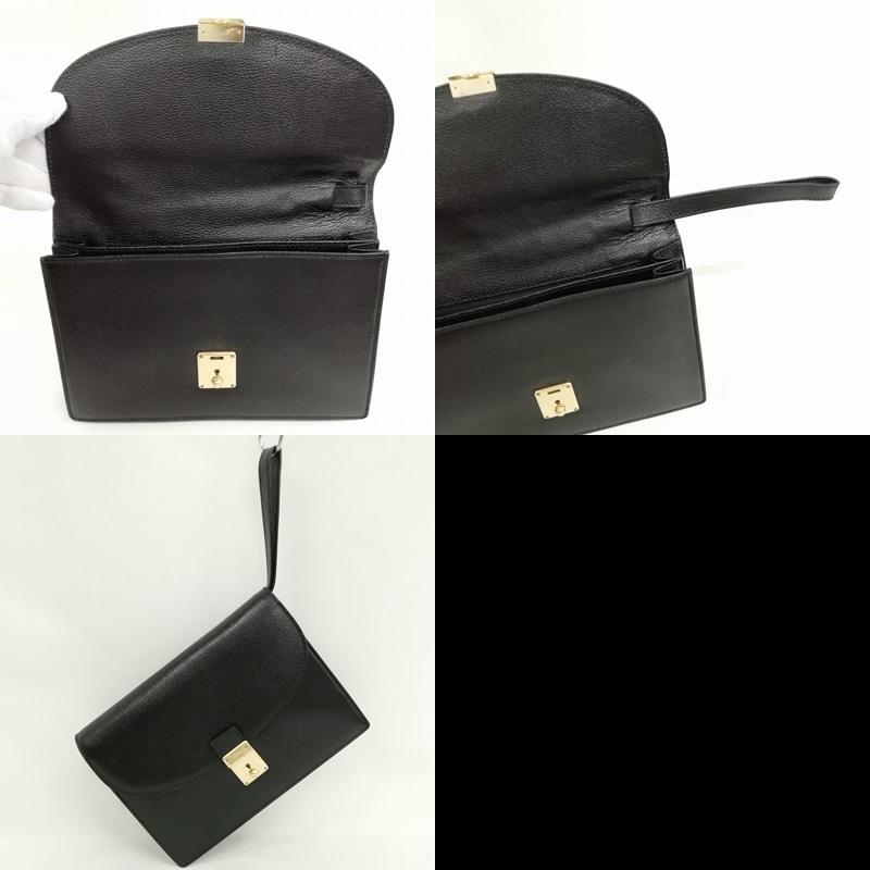 GUCCI グッチ レザー クラッチバッグ 鍵付き GUCCI（グッチ） レザー セカンドバッグ クラッチバッグ 鍵付き 持ち手