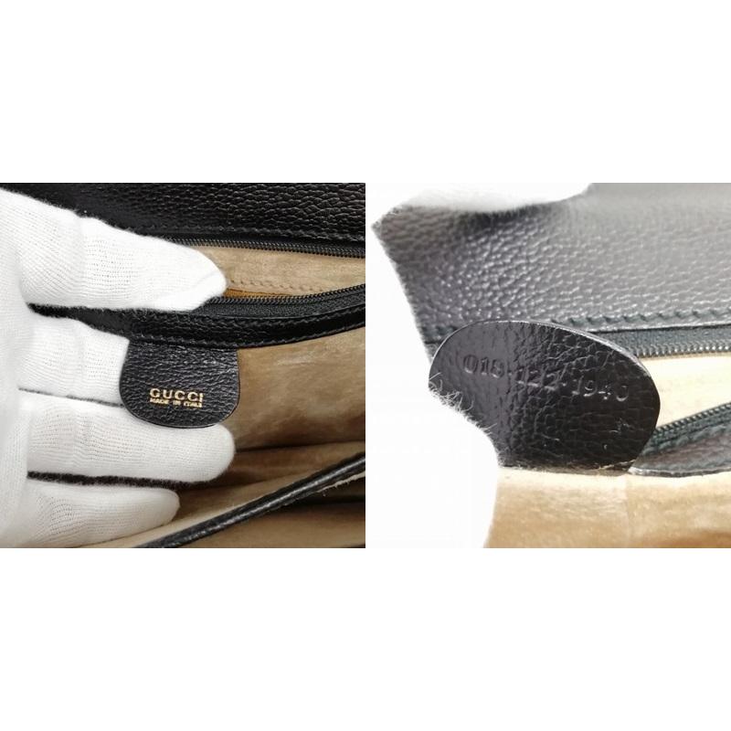 GUCCI（グッチ） レザー セカンドバッグ クラッチバッグ 鍵付き 持ち手