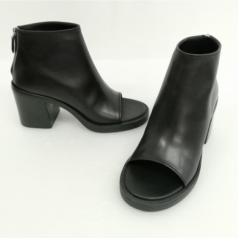 ミュウミュウ サイズ:34.5 オープントゥヒールブーツ 中古 BS99