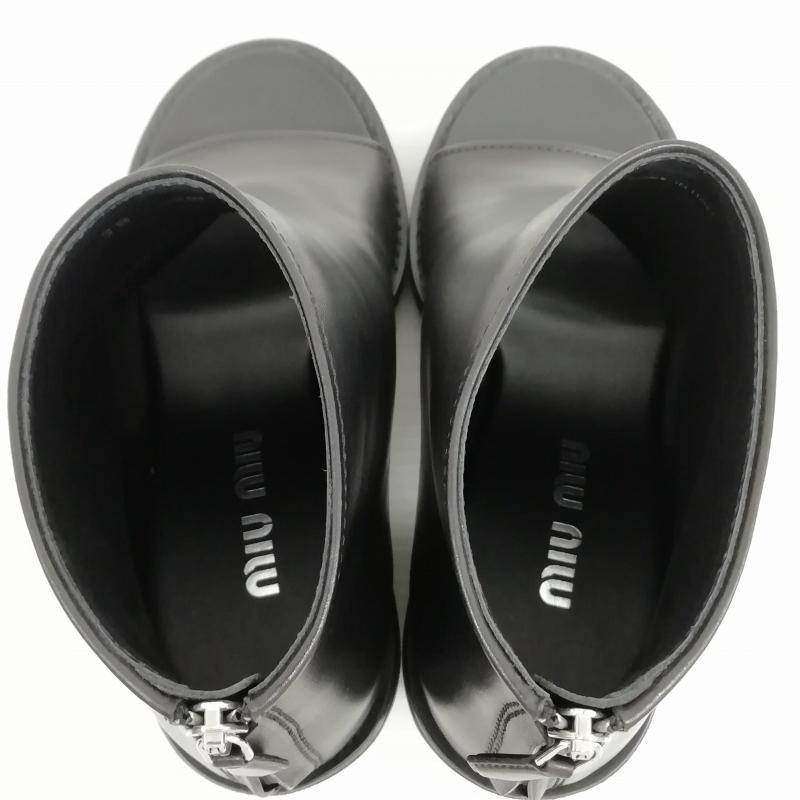miu miu（ミュウミュウ） miumiu 5TK058 レザー オープントゥ