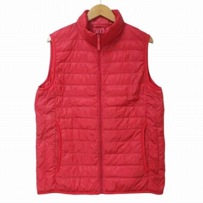 ユニクロ（UNIQLO） ウルトラライトダウンベスト ジップアップ 