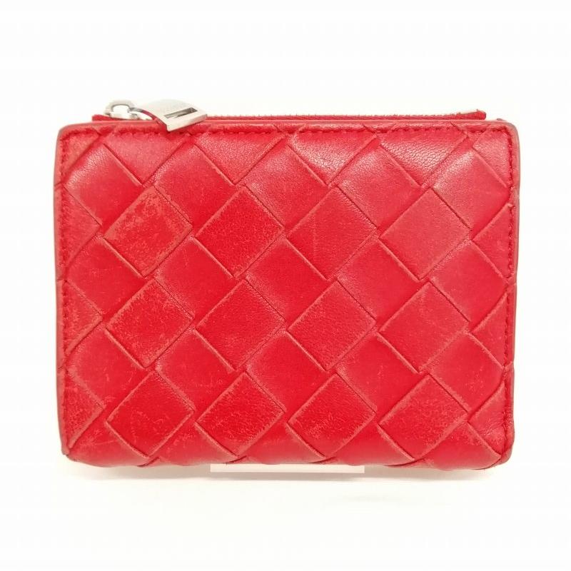 ボッテガヴェネタ イントレチャートコンパクトウォレット 二つ折り財布