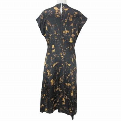 オールセインツ 美品 ワンピース ロング アシンメトリー シルク混