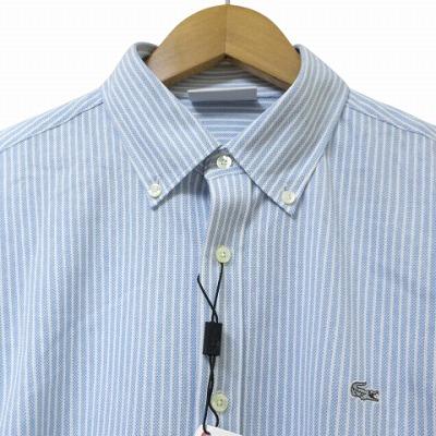 LACOSTE ラコステ ボタンダウン シャツ SLIM FIT 長袖 銀ワニ