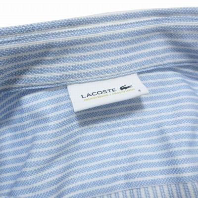 LACOSTE ラコステ ボタンダウン シャツ SLIM FIT 長袖 銀ワニ
