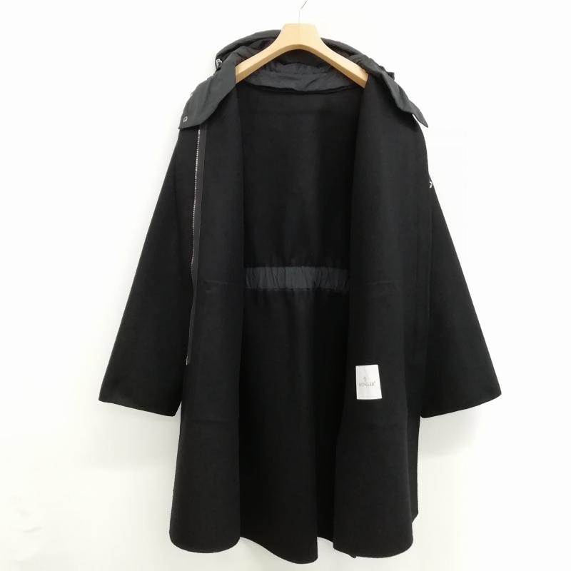 モンクレール　ブラックフード付きロングコート MONCLER（モンクレール） 【SALE】【並行輸入品】モンクレール ダウン