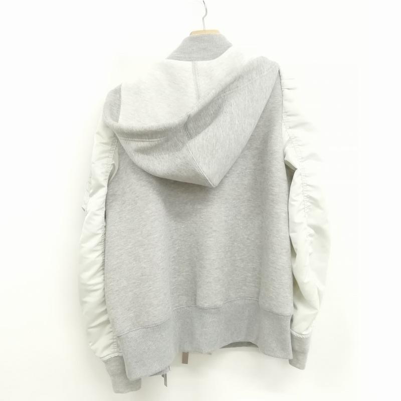 サカイ sacai 21AW Nylon Twill × Sponge Blouson 21-05842 ドッキング