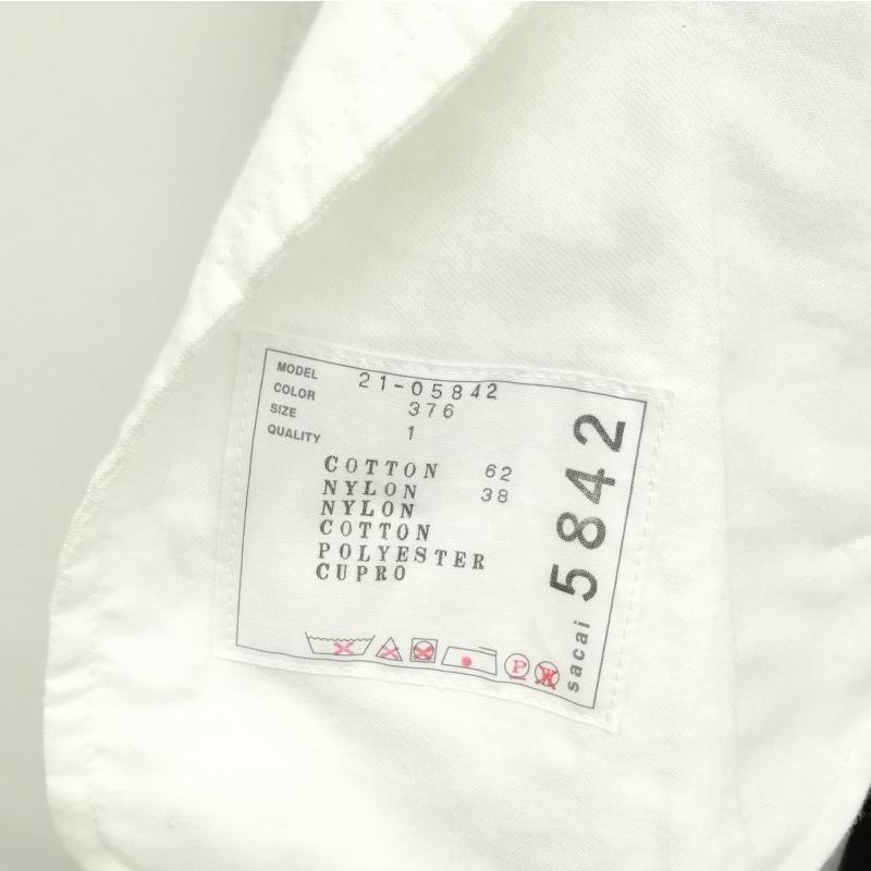 サカイ sacai 21AW Nylon Twill × Sponge Blouson 21-05842 ドッキング