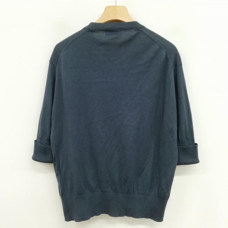 ジョンスメドレー JOHN SMEDLEY ターンバック 5分袖 コットン ニット