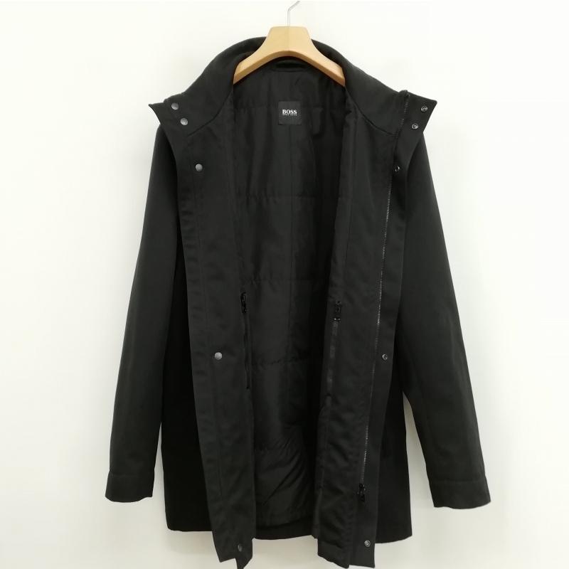 ヒューゴボス HUGO BOSS スタンドカラー コート ポリエステル