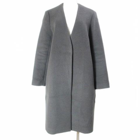 アルアバイル allureville 18AW ノーカラーチェスターコート
