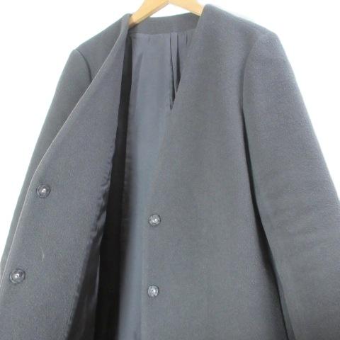 アルアバイル allureville 18AW ノーカラーチェスターコート ロング