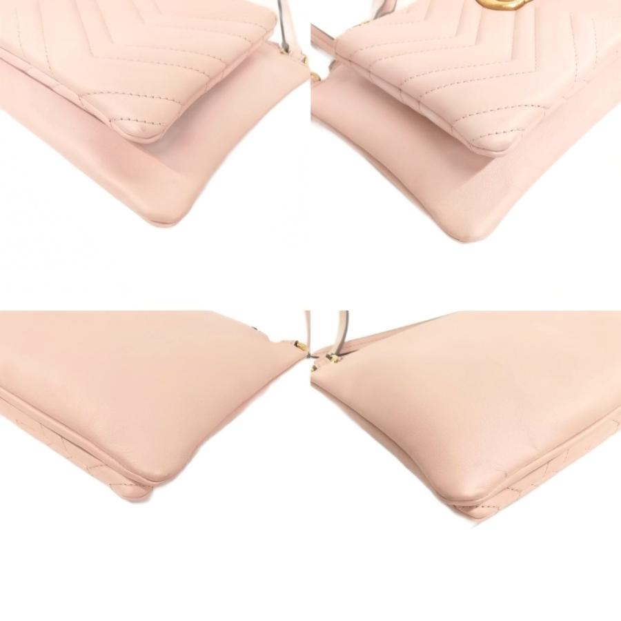 GUCCI グッチ 453878 GGマーモント レザー ショルダーバッグ  