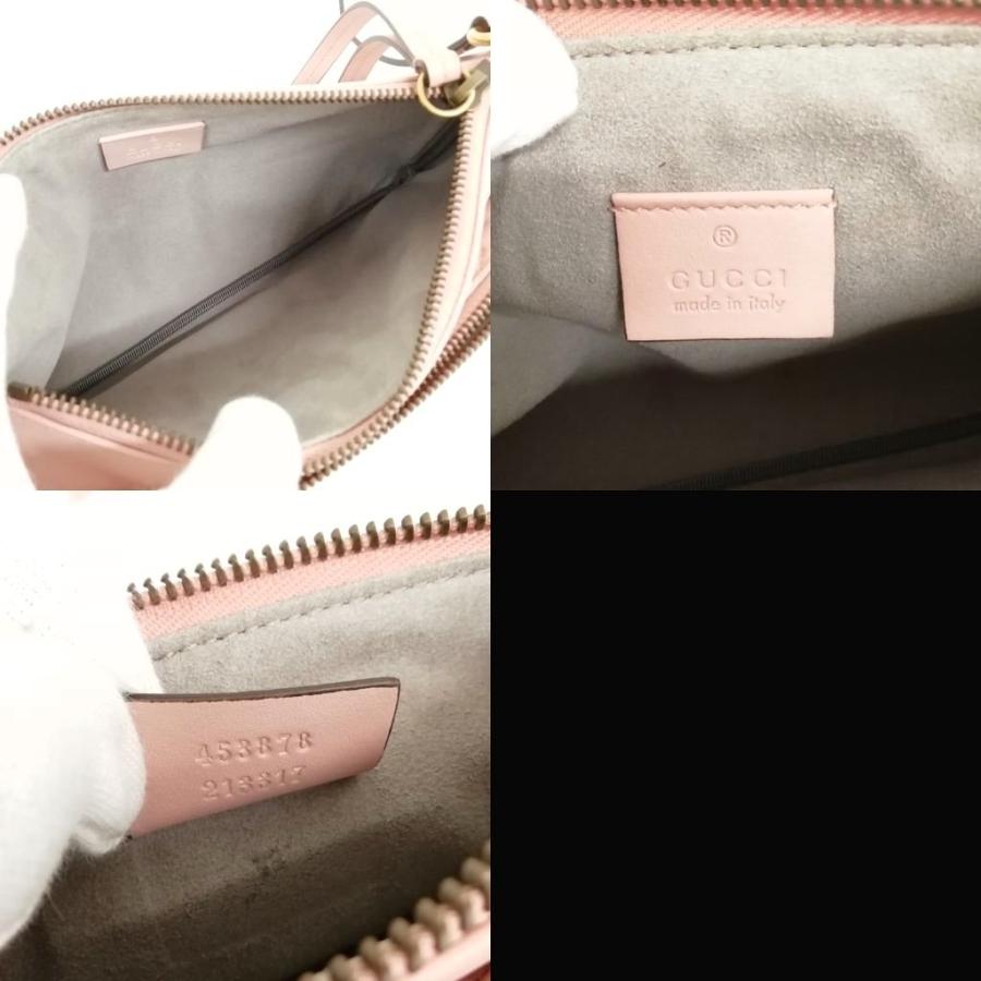 GUCCI グッチ 453878 GGマーモント レザー ショルダーバッグ