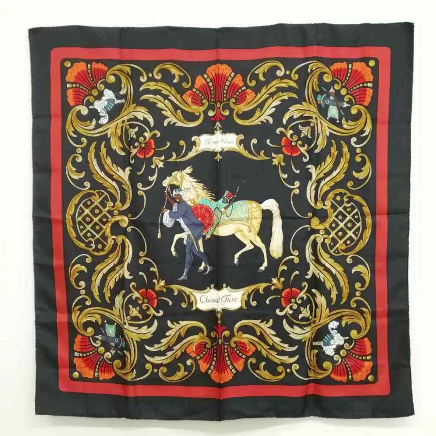 HERMESエルメス ヴィンテージ スカーフ カレ90 Cheval Turc エルメス スカーフ カレ90 トルコの馬 SILK100% | 東京銀座の