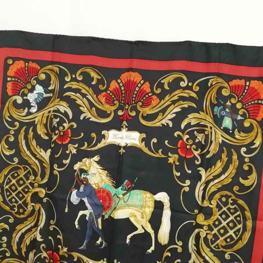 エルメス　カレ90 Cheval Turcトルコの馬 エルメス カレ90 Cheval Turcトルコの馬 スカーフ シルク