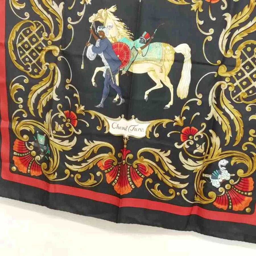 HERMES（エルメス） カレ90 Cheval Turc トルコの馬 大判 スカーフ