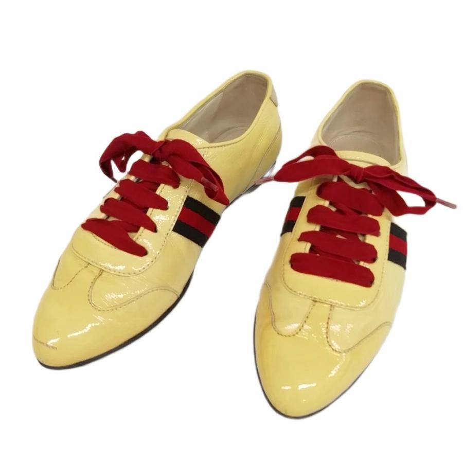 GUCCI グッチ シェリーライン レースアップ パンプス スニーカー  