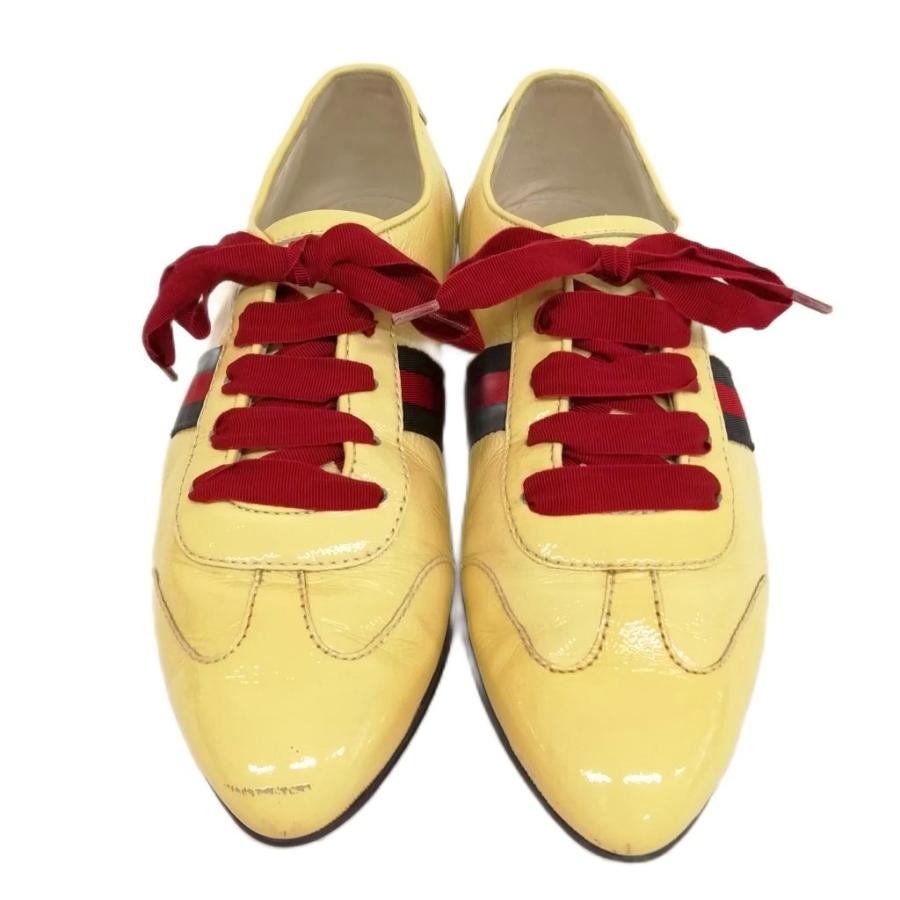 GUCCI（グッチ） シェリーライン レースアップ パンプス スニーカー