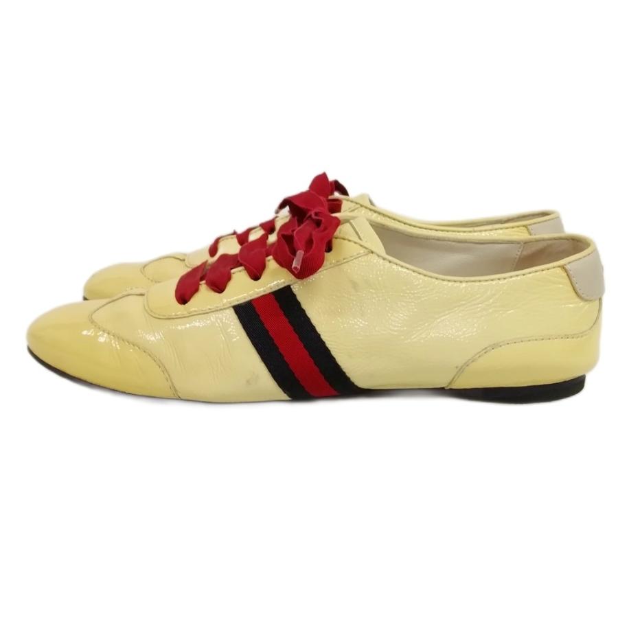 GUCCI（グッチ） シェリーライン レースアップ パンプス スニーカー