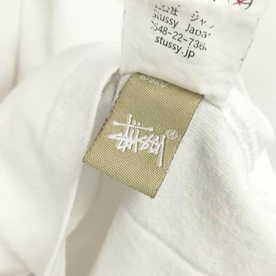 STUSSY ステューシー 00s 8 BALL TEE ハイビスカス 8ボール ロゴ