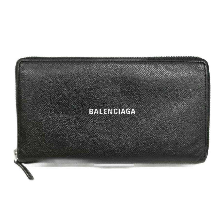 美品 バレンシアガ エブリデイ コンチネンタル 長財布 ラウンドファスナー BALENCIAGA（バレンシアガ） コンチネンタル ウォレット エブリデイ