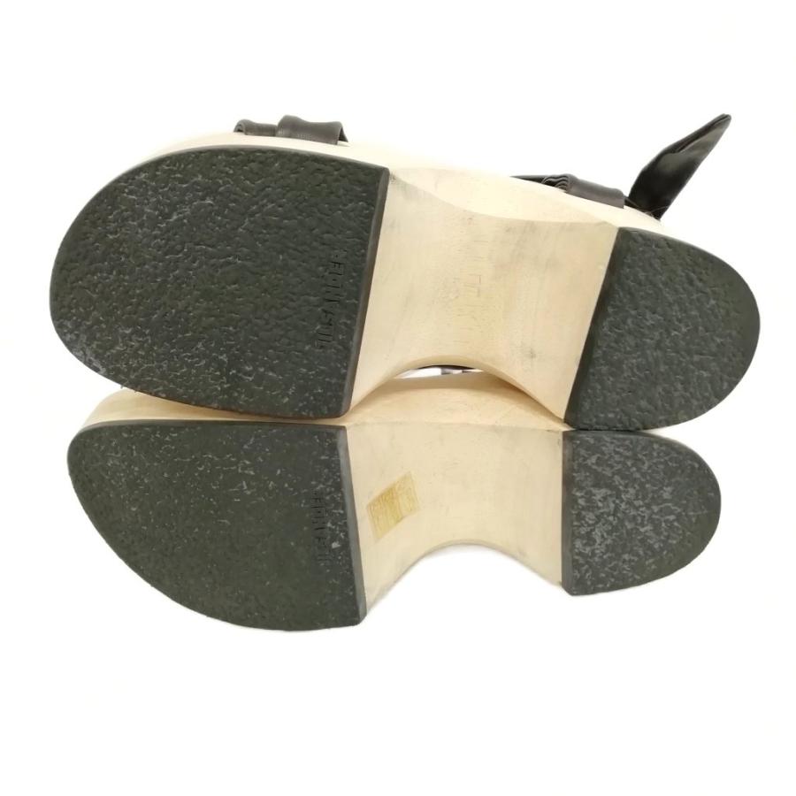 【中古】ジルサンダー JS34011A Leather Strap Wedge Sandals レザーストラップ ウェッジ サンダル 36 ダークブラウン ジルサンダー JIL SANDER JS34011A Leather Strap Wedge Sandals