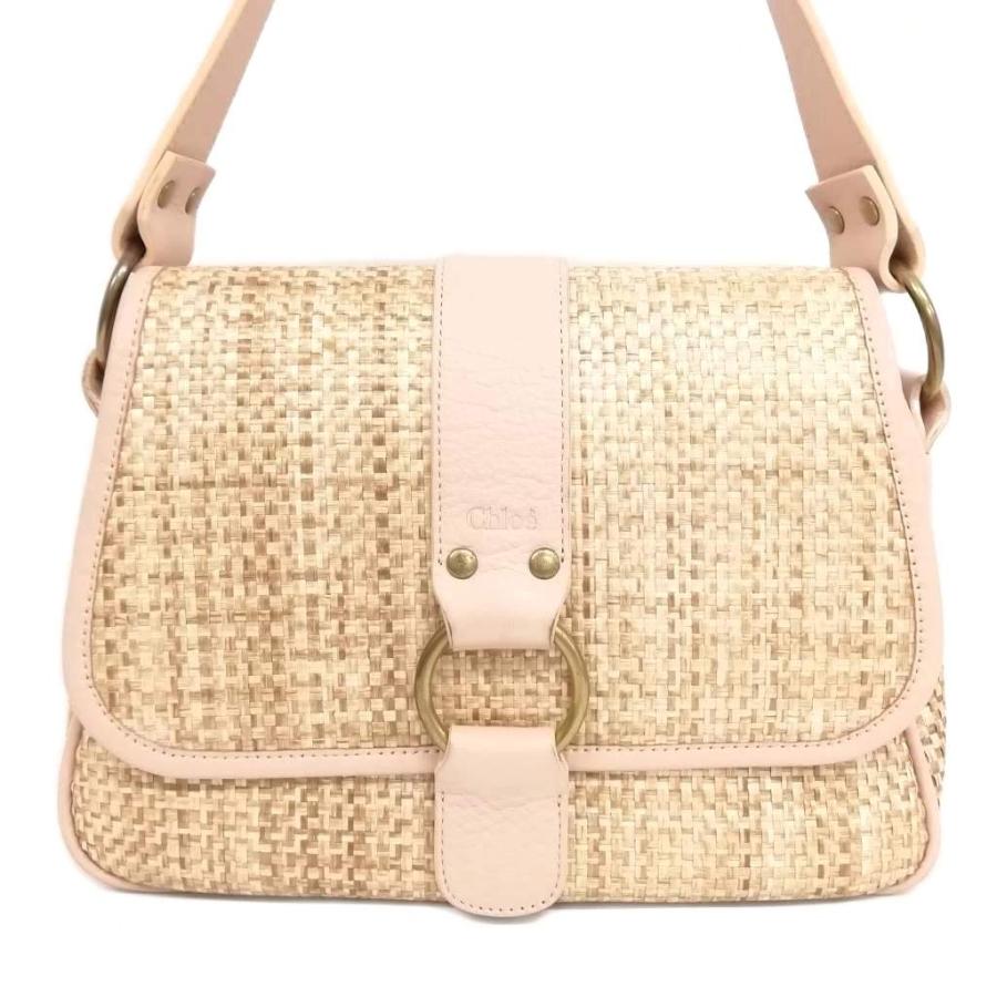 Chloé かごバッグ ショルダーバッグ ベージュ Chloe クロエ CHLOE カゴバッグ ショルダーバッグ ハンドバッグ