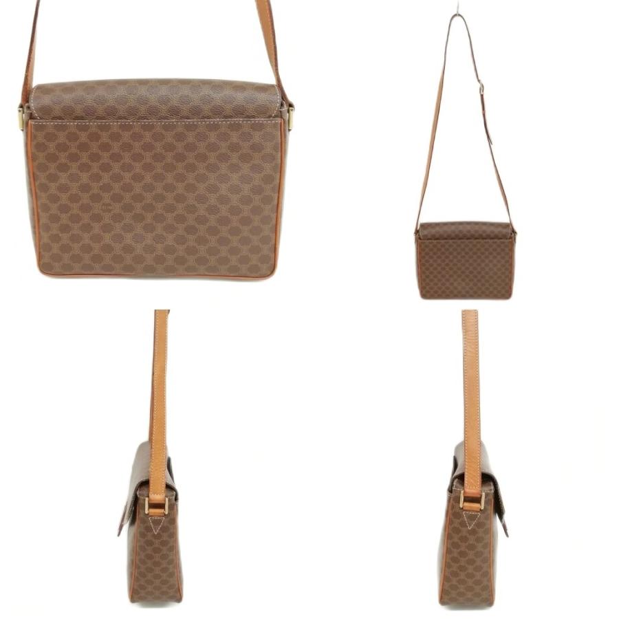 CELINE セリーヌ マカダム ショルダーバッグ ヴィンテージ 斜め掛け