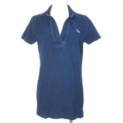 LACOSTE（ラコステ） 美品 インディゴ染 ポロシャツ PF021EL 半袖 