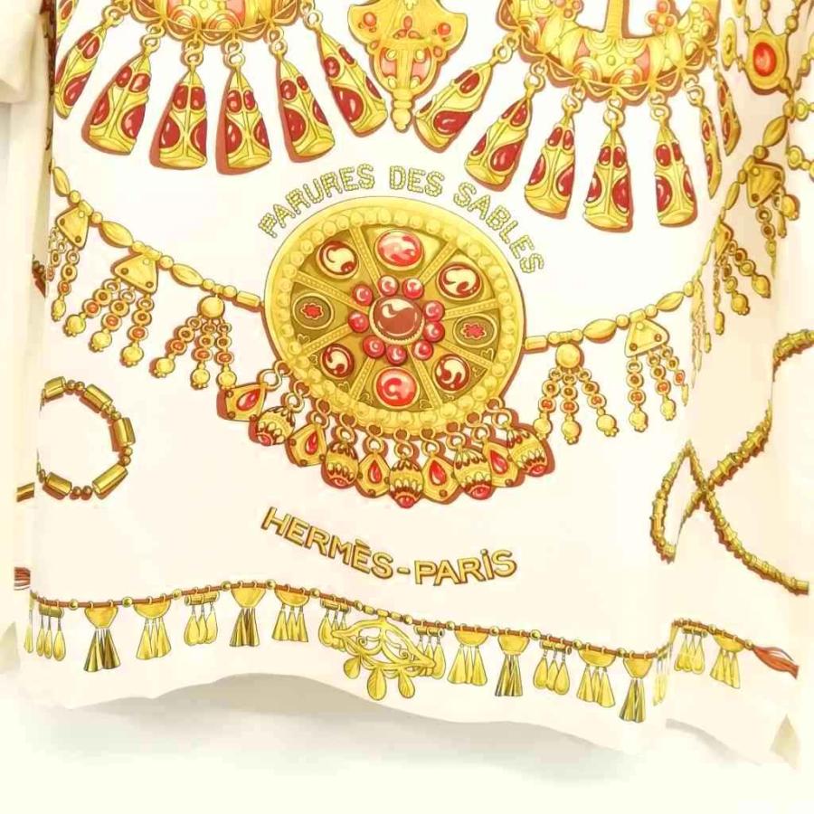 HERMES（エルメス） HERMES PARURES DES SABLES シルク ニット 切替