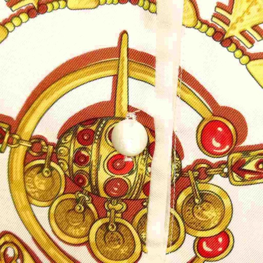 HERMES（エルメス） HERMES PARURES DES SABLES シルク ニット 切替