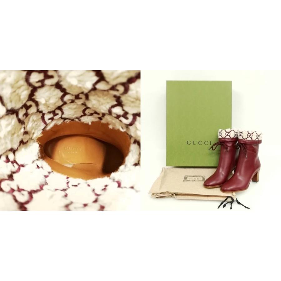 【美品】GUCCI ブーツ 累積売上総額第1位【GUCCI】アンクルブーツ シルヴィウェブ (GUCCI
