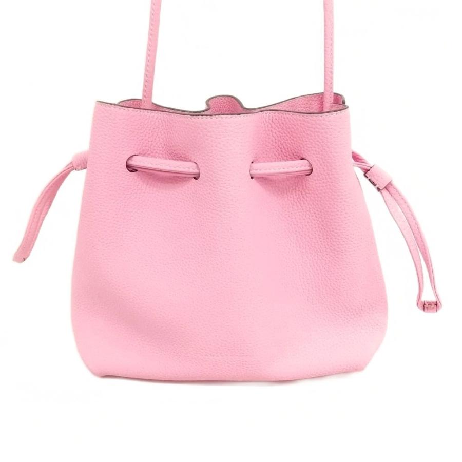 【中古】ボナベンチュラ BONAVENTURA ノア バッグ シュリンクレザー ショルダーバッグ タフィーピンク 美品 ボナベンチュラ BONAVENTURA ノア バッグ シュリンクレザー ショルダー