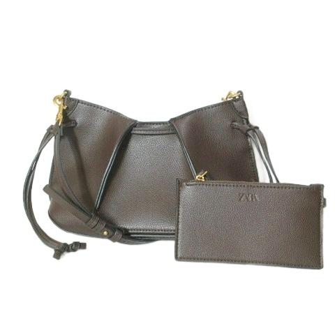 ZARA（ザラ） 近年 プリーツミニバッグ ショルダーバッグ ポーチ付き