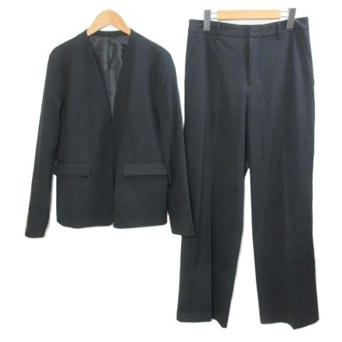 ジーユー GU 22AW スーツ セットアップ ウォッシャブルノーカラー