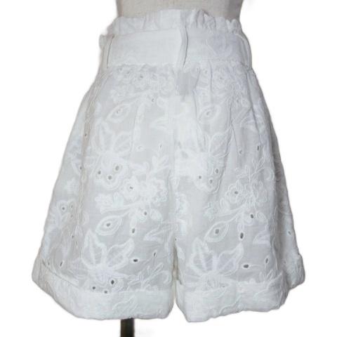 ZARA（ザラ） 未使用品 タグ付き ショートパンツ 刺? ベルト付き ハイ