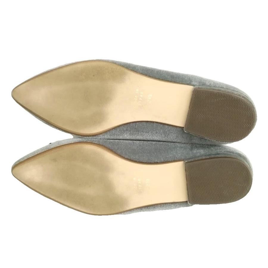 ルタロン Le Talon ベロア フラット パンプス バレエシューズ 美品