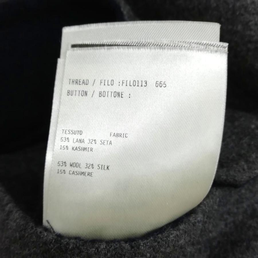 ラルディーニ LARDINI ウール シルク カシミヤ ダブルフェイス 