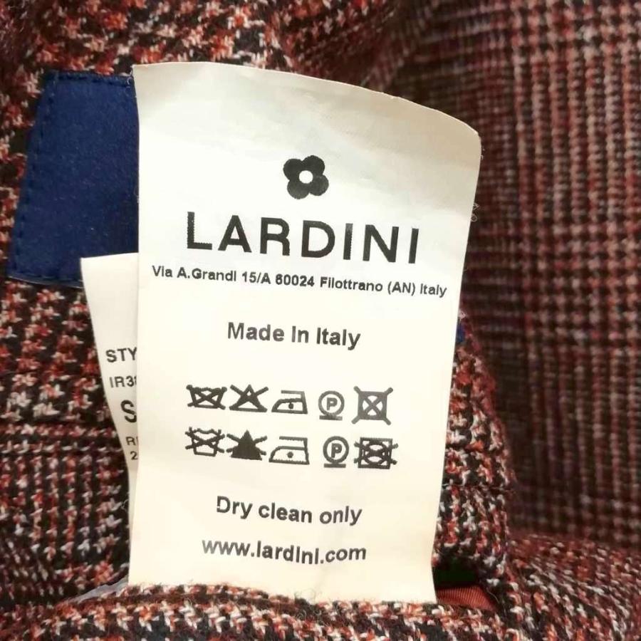 ラルディーニ LARDINI グレンチェック ダブルブレスト ジャケット 46