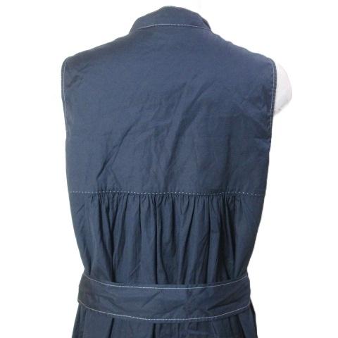キャバン CABaN 21SS コットン ベルテッドノースリーブロング 