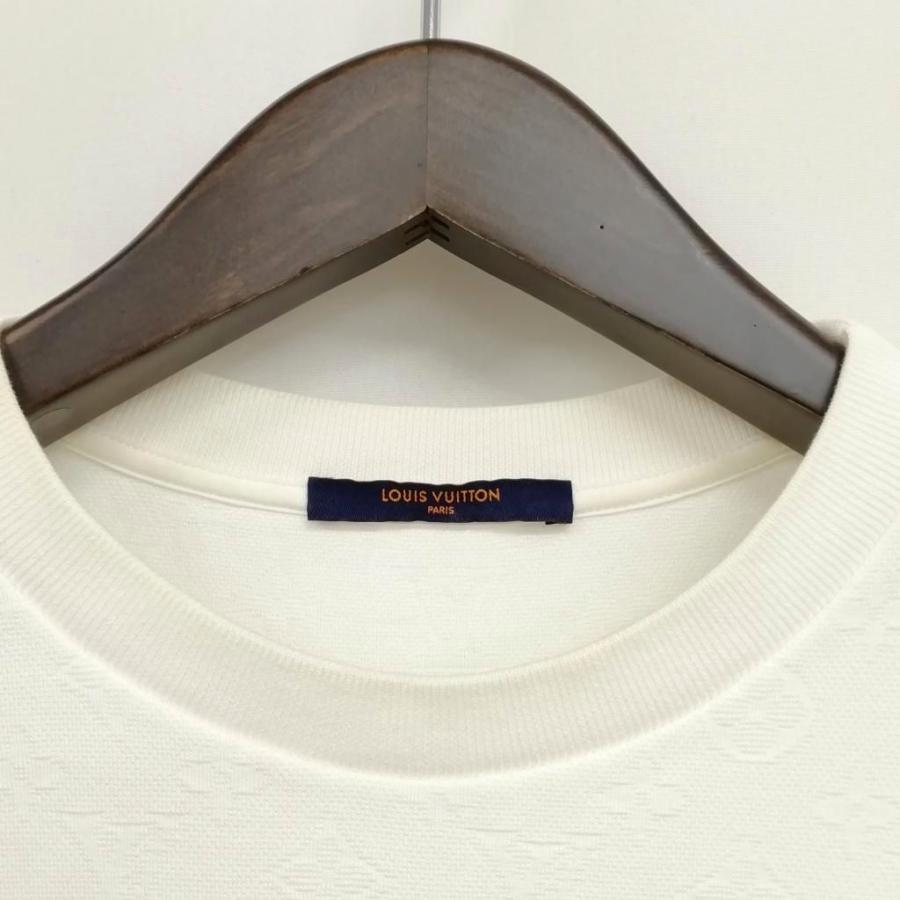 【中古】ルイヴィトン RM222Q TCL HIY49W シグネチャー 3Dポケット モノグラム Tシャツ 22SS 半袖 L ホワイト LOUIS VUITTON（ルイ・ヴィトン） LOUIS VUITTON RM222Q TCL HIY49W