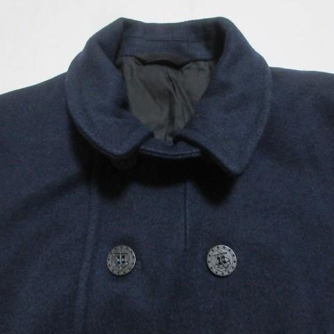 シップス SHIPS Pコート ピーコート USA製 ウール M 紺 ネイビー /X