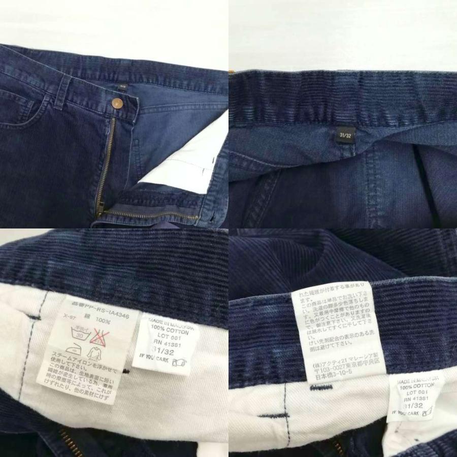 【中古】ダブルアールエル RRL アクティ21 コーデュロイ 5P パンツ 31 / 32 ブラック チャコール メンズ ダブルアールエル RRL アクティ21 コーデュロイ 5P パンツ 31 / 32